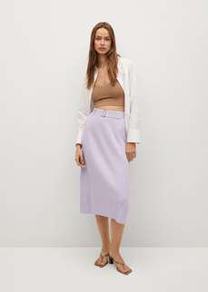 Плиссированная юбка с поясом - Katya Mango