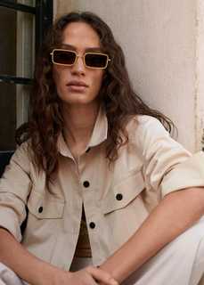 Солнцезащитные очки в квадратной оправе - Callie Mango