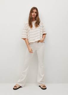 Объемная футболка из хлопка - Madrid Mango