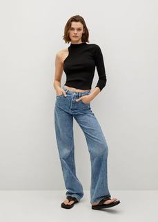 Асимметричный топ из трикотажа - Tate Mango