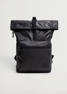 Нейлоновый рюкзак с клапаном - Wash Mango