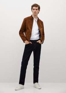 Рубашка slim fit из хлопка - Play Mango