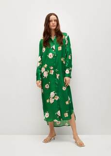Платье-рубашка - Green-a Mango