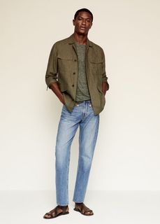 Футболка regular fit 100% лен - Liman Mango