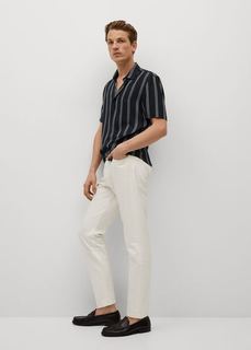 Струящаяся рубашка regular-fit в полоску - Ferro Mango