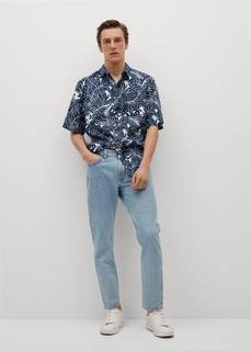 Рубашка regular-fit с цветочным принтом - Hibiscus Mango
