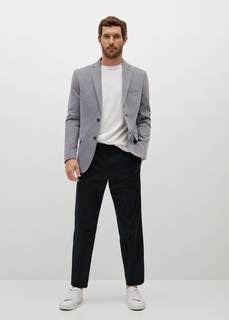 Пиджак slim fit с мелкой фактурной выделкой - Sanday Mango