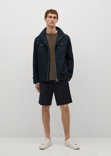 Куртка хлопок и лен с карманами - Cedar-i Mango