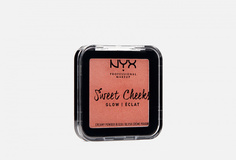 Сияющие прессованные румяна для лица NYX Professional Makeup