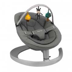 Шезлонг Nuna Leaf Grow Toy, Granite, темно-серый