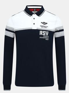 Aeronautica Militare Поло с длинным рукавом