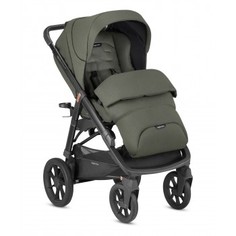 Прогулочная коляска Inglesina Aptica на шасси Aptica XT, Sequoia Green, темно-зеленый