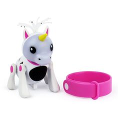 Интерактивная игрушка 1Toy Светомузики Единорог, с ремешком 12.5 см