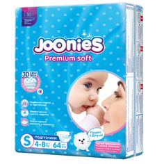 Подгузники Joonies Premium Soft (4-8 кг) шт.