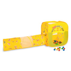 Игровая палатка Sevillababy Баттерфляй Квадрат + Тоннель + 100 шаров