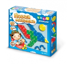 Мозаика классическая Десятое Королевство фигур. 1 поле 4 цв. 80 эл
