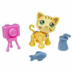 Интерактивная игрушка 1Toy Robo pets Милашка котенок 10 см
