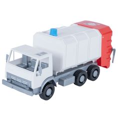 Машинка Orion Toys Мусоровоз белый 20 см