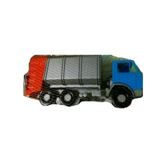 Машинка Orion Toys Мусоровоз (голубая кабина, серый кузов) 20 см