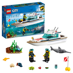 Конструктор LEGO City Great Vehicles 60221 Яхта для дайвинга