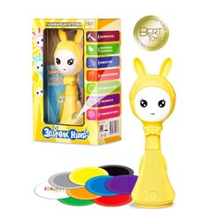 Интерактивная игрушка BertToys Умный Зайчик Няня 5 см