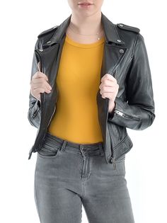 MISHEL Кожаная куртка