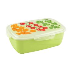 Контейнер Phibo Click&Lock 3.6 л с декором для пищевых продуктов, 3.6 л