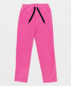 Розовые флисовые брюки Button Blue