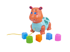 Happy Snail Сортер-каталка Бегемот Бубба