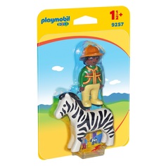 Конструктор Playmobil Следопыт с зеброй