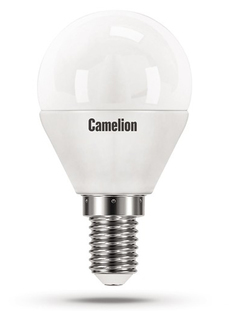 Лампочка Camelion E14 10W 220V 6500K 850Lm LED10-G45/865/E14 13569