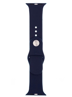 Аксессуар Ремешок Evolution для Apple Watch 42/44mm Sport Silicone Midnight Blue AW44-S01