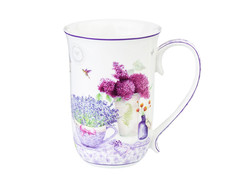 Кружка Elan Gallery New Bone China Лаванда 450ml 420142