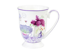 Кружка Elan Gallery New Bone China Лаванда 300ml 420144
