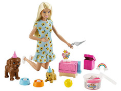 Кукла Mattel Barbie с питомцами и аксессуарами GXV75