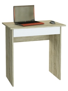 Стол Мастер Уно-2 Sonoma Oak-White МСТ-УСД-02-СБ-16