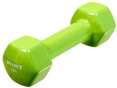 Гантель Bradex 2kg Lime Green SF 0535