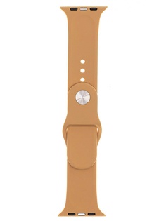 Аксессуар Ремешок Evolution для Apple Watch 42/44mm Sport Silicone Nut Brown AW44-S01