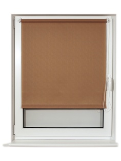 Штора рулонная Brabix 50x175cm Dark Beige S-36 / 605976