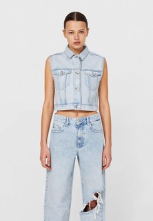 Жилет джинсовый Stradivarius