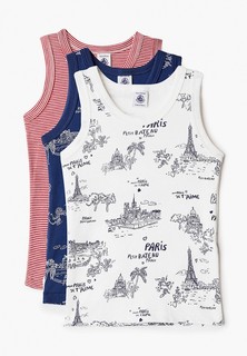 Майки 3 шт. Petit Bateau