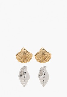 Серьги 2 пары Love Republic