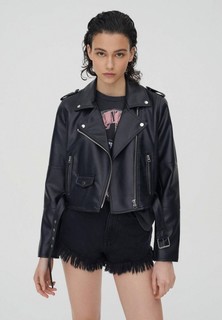 Куртка кожаная Pull&Bear