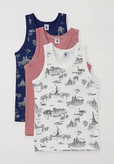 Майки 3 шт. Petit Bateau