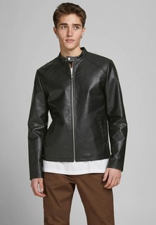 Куртка кожаная Jack & Jones