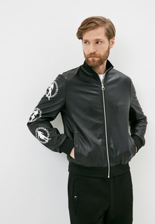 Куртка кожаная Bikkembergs
