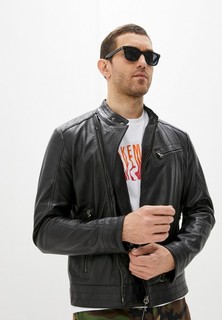 Куртка кожаная Bikkembergs