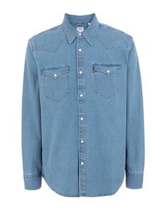 Джинсовая рубашка Levi S
