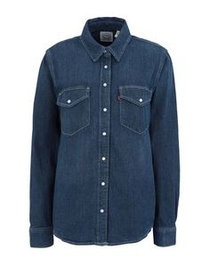Джинсовая рубашка Levi S