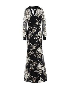 Длинное платье Badgley Mischka